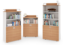 کمد-بایگانی-نیم-درب-چوبی-با-دو-درب-کوئیک-تیپ-6228-41 -  - https://mohitara.com