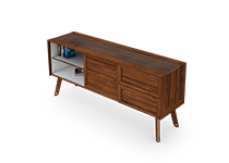 کتابخانه-و-ویترین-کوتاه-ویژه-اتاق-مدیر-عامل-آیفل-تیپ-6083-41 -  - https://mohitara.com