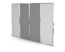 پارتیشن-اداری-دو-جدار-با-پوشش-الوان-پریوال-تیپ-8581-41 -  - https://mohitara.com