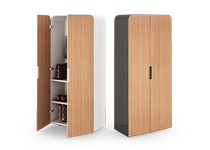 کمد-لباس-و-لوازم-شخصی-با-دو-درب-چوبی-با-قلاب-آویز-برلیانت-تیپ-6307-41 -  - https://mohitara.com