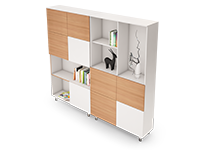 کتابخانه-و-ویترین-بلند-ویژه-اتاق-مدیر-عامل-یونیکا-تیپ-6159-41 -  - https://mohitara.com